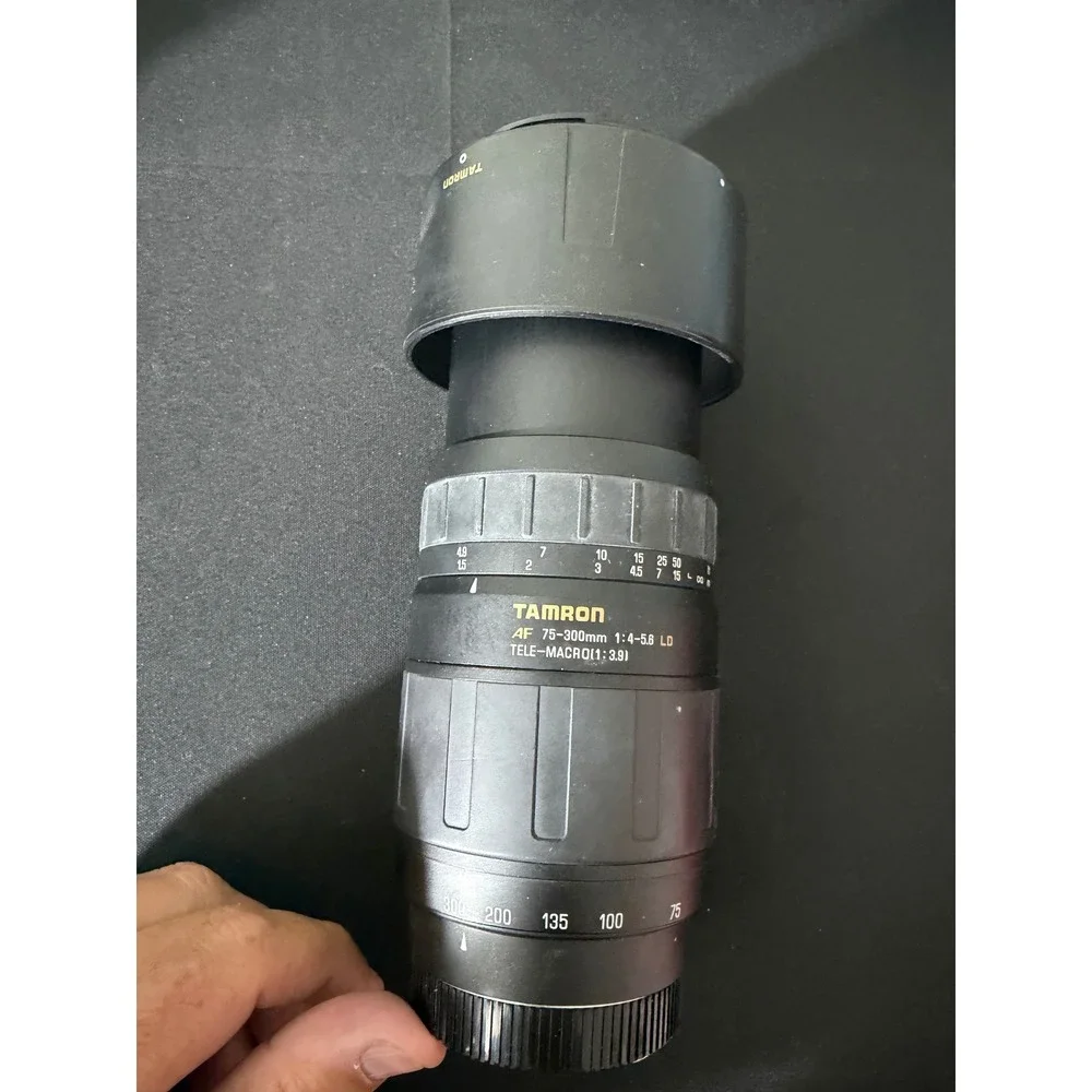Tamron AF 75-300mm f/4-5.6 LD Tele-Macro Lens for‎ Minolta AF Sony A Black